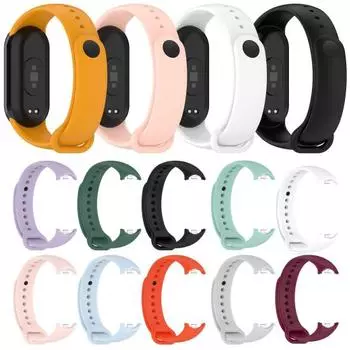 Гибкий ремешок для часов, удобный стильный стальной ремешок с металлической фурнитурой, ремешок для наручных часов для Xiaomi 8 чёрный