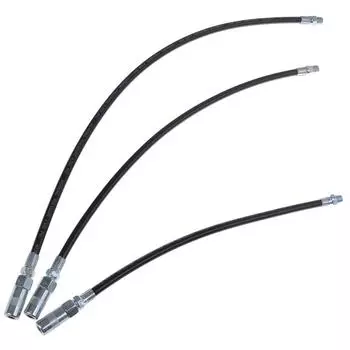 Гибкий смазочный пистолет с гибким шлангом, сверхмощная длинная удлинительная трубка с разъемом 30CM