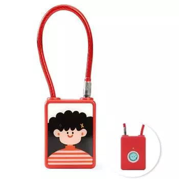 Гибкий стальной трос Умный биометрический навесной замок Защита от перекусывания Бесключевой тросовый замок Безопасность шкафчика