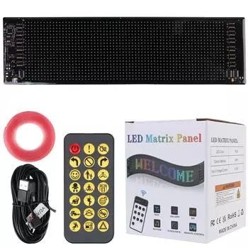 Гибкий светодиодный дисплей, ночник, светодиодная вывеска для автомобиля, программируемое приложение BT для автомобильного магазина, бара, светодиодная матричная пиксельная панель