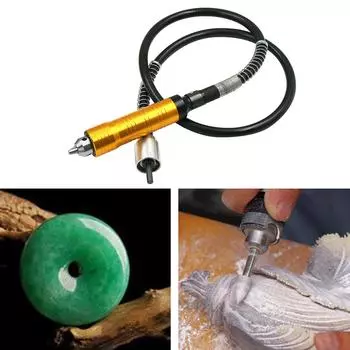 Гибкий удлинитель вала с патроном 0,3-6,5 мм для шлифовальной машины Dremel, ручной дрели, электрических вращающихся инструментов