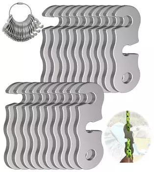 Гибкий зажим 20 шт., натяжитель троса из алюминиевого сплава, регулировочный шнур для кемпинговой палатки, походное снаряжение для рюкзаков, сверхлегкие колышки для палаток