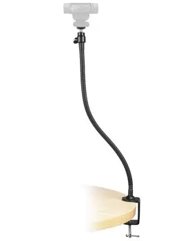 Гибкий зажим с длинной ручкой, поворотный зажим, держатель, подставка для веб-камеры Logitech C925e C922x C922 C930e C930 C920 C615 25