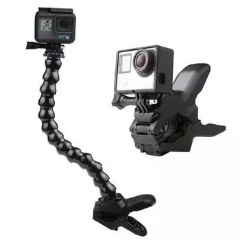 Гибкий змеевидный держатель шланга, подходящий для камер Gopro Hero 13, 12, 11, 10. Гибкий держатель Gooseneck для аксессуаров Go Pro.