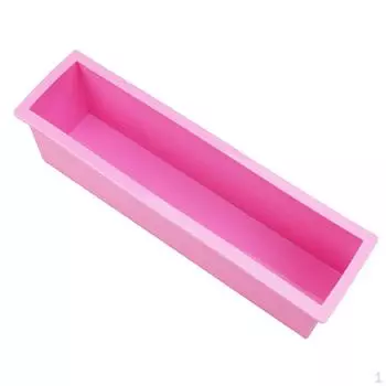 Гибкое прямоугольное мыло — буханка с крышкой, инструмент «сделай сам» для мыла, принадлежности для изготовления тортов, силикон, A Pink