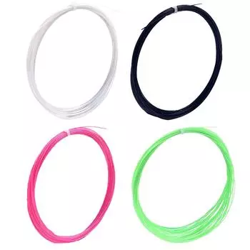 гибкость потока ракетки для бадминтона строки ракетки для бадминтона 10М прочная высокая белый