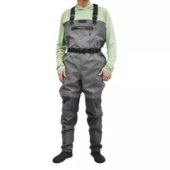 Гибридные вейдерсы с носками на груди M [Jointer] серый