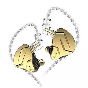 Гибридные внутренние наушники KZ ZSN ProX с одним динамическим драйвером, оснащенные одним корпусом из медицинской смолы и 2-контактным разъемом из цинкового сплава,