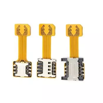 Гибридный адаптер с двумя микро-нано-сим-картами, удлинитель-конвертер, слот для SD-карты, Android A1