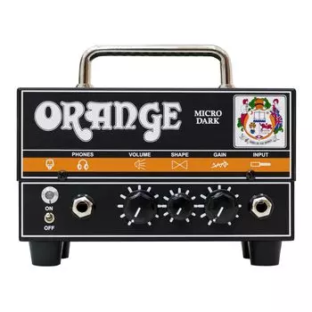 Гибридный гитарный усилитель ORANGE Micro Dark 20 Valve, гитарный усилитель MICRO DARK 20, черный чёрный