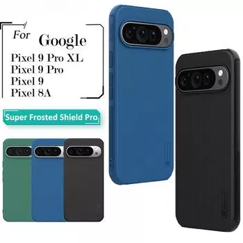 Гибридный прочный бронированный чехол для Google Pixel 9 Pro 8A Otter Case Box Жесткий защитный цветной противоударный деловой чехол с полной защитой for Pixel 9 чёрный