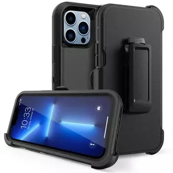 Гибридный прочный защитный чехол-держатель для iPhone 16 Pro Max 14 13 12 11 15 Xr Xsmax X SE 6 7 8 Plus Otter Case Box противоударный с зажимом для ремня подставка чехол For SE2020 or SE2022 красный черный