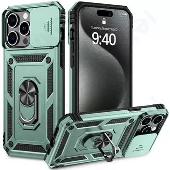 Гибридный прочный защитный чехол-держатель для iPhone 16 15 14 13 12 11 Pro Max XS XR 8 7 6 Plus SE 2022, подставка-кронштейн, защитный чехол для камеры for 15 Pro Max розового золота