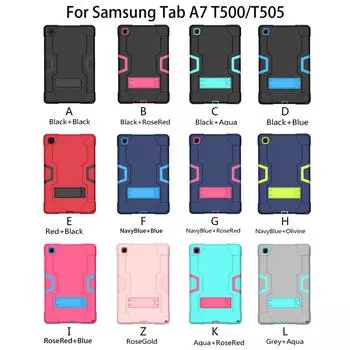 Гибридный резиновый прочный чехол-подставка для Galaxy Tab A7 10,4 T500 T505