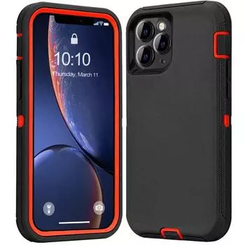 Гибридный сверхпрочный защитный чехол для iPhone 16 Pro Max 15 14 13 12 11 XR XS 7 8 Plus 3IN1 Otter Case Box Жесткий военный противоударный чехол с полной защитой For iPhone 13Pro MAX