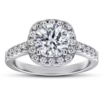 Gica Gema Европа и Соединенные Штаты Подарок на День святого Валентина Ювелирные изделия Модное обручальное кольцо Желание взрывного женского кольца с бриллиантом и цирконием About 17.1mm белый