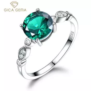 Gica Gema из стерлингового серебра 925 пробы, хит продаж, модное синее персонализированное роскошное кольцо для женщин, ювелирные изделия для свадьбы, помолвки 9 синий