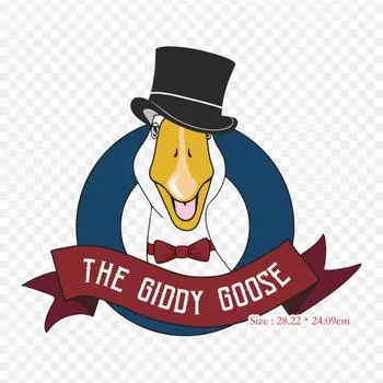 Giddy The Restaurant термотрансферная печать с утюгом, виниловые нашивки, наклейки для одежды, аппликации «сделай сам», моющиеся нашивки