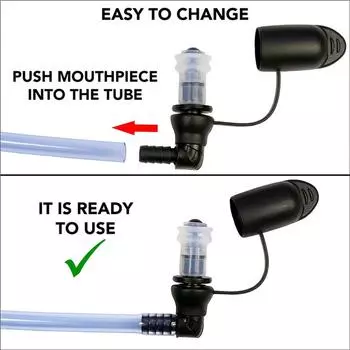 Гидратационные сумки Клапаны для укусов с крышкой Питьевые укусы Мундштуки Клапаны Сменные насадки для питьевых сумок Трубки для питья