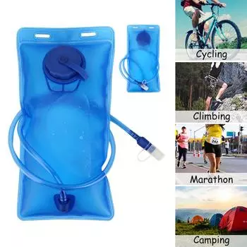 Гидратационный пузырь 2-литровый водяной пузырь Герметичный резервуар для воды Замена рюкзака для гидратации прозрачный