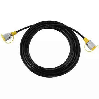 Гидравлический испытательный шланг 64МПа 5м - черный гнездовой разъем для подключения манометра жидкости, 16,4 фута United States