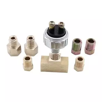 Гидравлический выключатель стоп-сигнала, комплект выключателя стоп-сигнала, подходит для модификации автомобиля 3/16 или 1/4 дюйма, аксессуары, детали