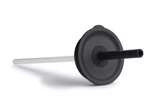 Гидрофляга с маленькой крышкой-соломинкой, черная, маленькая, вдавливаемая