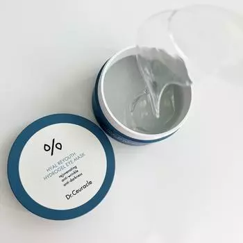 Гидрогелевая маска для глаз Dr.Ceuracle Hyal Reyouth 90 г / 6-гиал-комплекс и пантенол (витамин В5)