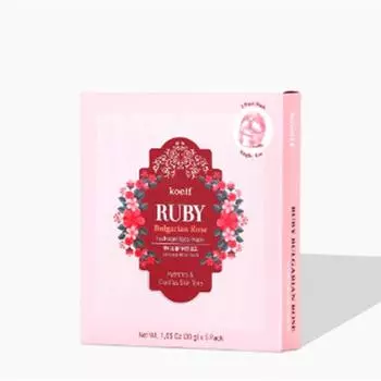 Гидрогелевая маска для лица Koelf Ruby & Bulgarian Rose Jelly (3 варианта) 1pack