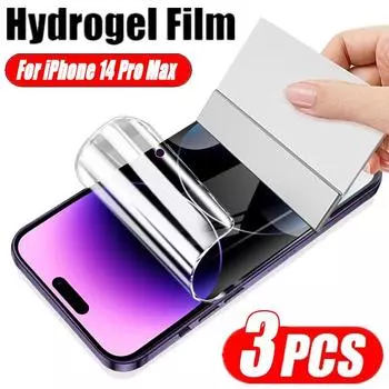 Гидрогелевая пленка для iPhone 14 15 Pro Max 12 13, мини-защитная пленка для экрана iPhone 11 12 13 14 Pro XS Max XR 7 8 6 14 15 Plus SE пленка iphone 11 чистый