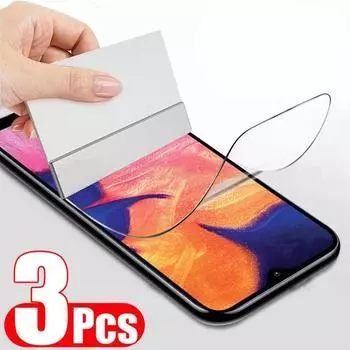 гидрогелевая пленка для Samsung Galaxy A10 A20 A20E A30 A40 A50 A50S A60 A70 A11 A21 A31 A41 A51 A71, защитная пленка для экрана, не стекло Huawei P Smart 2019 чистый