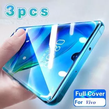 Гидрогелевая пленка для Vivo X50 Lite Y9S V17 V1945A, V1945T S1 PRO 1920 6,38 Защитная пленка для экрана телефона for vivo Y9s чистый