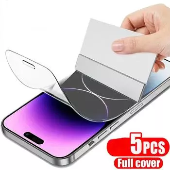 Гидрогелевая пленка, полное покрытие для iPhone 11, 12, 13, 14 Pro Max, мини-защитная пленка для экрана iPhone 14, 8, 7 Plus, 6, 5S SE, 2020, не стекло iphone 11 чистый