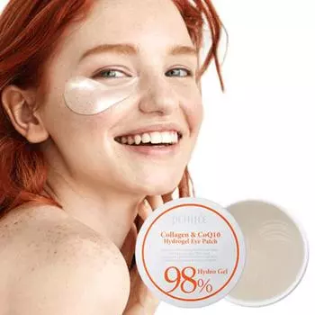 Гидрогелевые патчи для глаз Petitfee Collagen Q10 1 PCS