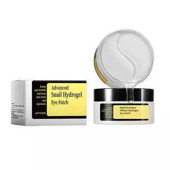 Гидрогелевые патчи для глаз с муцином улитки Увлажняющие Против морщин Укрепляющие Средство от темных кругов Уход за кожей под глазами Блокировка влаги 1pcs