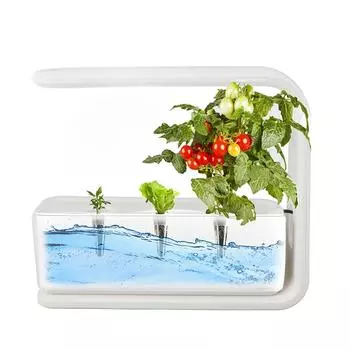 Гидропонная система выращивания с полным спектром освещения для выращивания растений. Беспочвенный питомник. Гидропонный садовый горшок для дома. EU Plug 100?240 В
