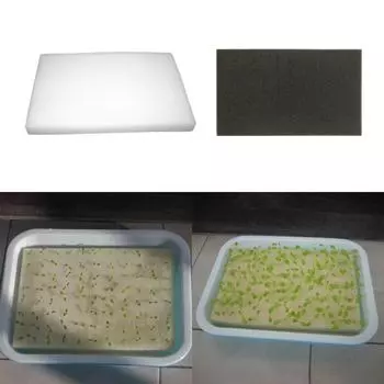 Гидропонный губчатый инструмент для посадки, высококачественная рассадная губка, беспочвенные гидропонные овощные горшки для рассады в теплице чёрный