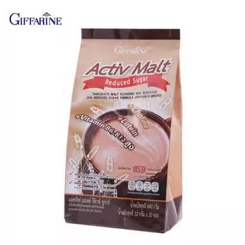 Giffarine Active Malt с пониженным содержанием сахара, 20 пакетиков 41813 - Тайский 20 Sachets коричневый