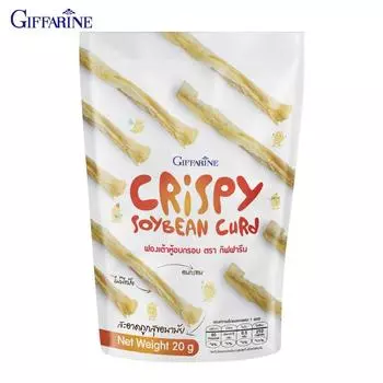 Giffarine CRISPY SOYBEAN CURD, Хрустящие и хрустящие закуски, такие невероятно вкусные, что невозможно оторваться от еды, 20 г 41567 - Thai Snack 20 g