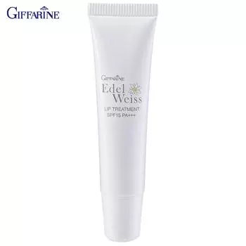 Giffarine Edelweiss Lip Treatment SPF15 PA+++ смягчает губы влагой, а также успокаивает потрескавшиеся и сухие губы с помощью гиалуроновой кислоты, 10 г 12115 10 g