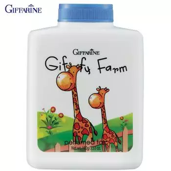 Giffarine Giffy Farm Perfumed Talc, Шелковистая и легкая пудра с легким ароматом, 100 г 22908 100 g