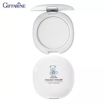 Giffarine Infant Pressed Powder, нежная и мягкая на ощупь прессованная пудра, нежная для чувствительной кожи ребенка, 14 г 31701 14 g