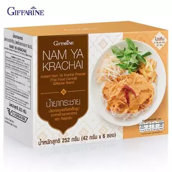 Giffarine Nam Ya Krachai,Тайская еда, Центральный регион, 24 г x 6 пакетиков 41621 42 g x 6 Sachets