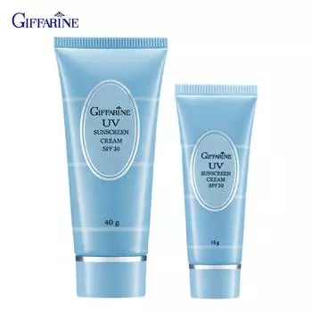 Giffarine UV Sunscreen Cream SPF 30, Высокоэффективный солнцезащитный крем с SPF 30, 15 г 10101 / 40 г 10102 - Thai Skin Care 15 g синий