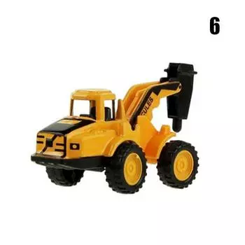 Gift Christmas Classic Construction Toys Engineering Alloy Dump-car Diecast Truck Model 6