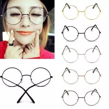 Gift Men Round Eyeglasses Fashion UV400 Protection Eyewear Sunglasses Portable Women Retro Sunglasses Unique серый