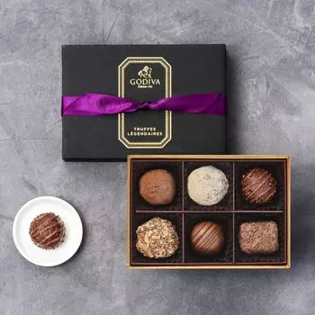 Gift Return Chocolate Sweets Godiva Legendale Truffle (GODIVA) (6 pieces)