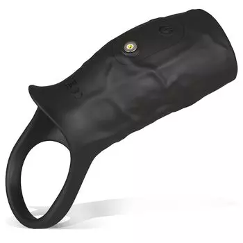 Giftoyou Кольцо на пенис Электрический вибратор Удовольствие x 10 типов Силикон Эластичность Долговечность Шарики Мошонка Пытки USB Зарядка Популярный Клитор