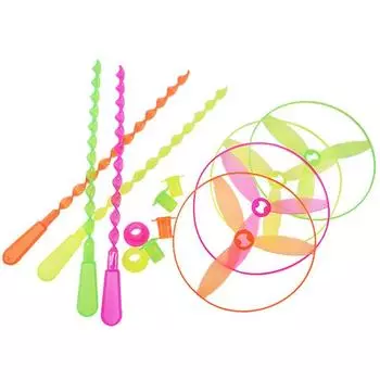 Gifts Novelty Toys Handle UFO Toy Dragonfly Flying Toy Outdoor Dragonfly Outdoor Sports Games 28CM