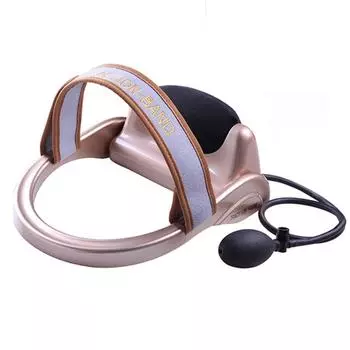 Gifts Relax Filled Air Neck Massager Stretch Air Compression Cervical Tractor Pillow Squeeze Kneading Traction Posture Pump Home